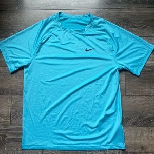 Nike Dri-fit Blue Athletic T-Shirt
